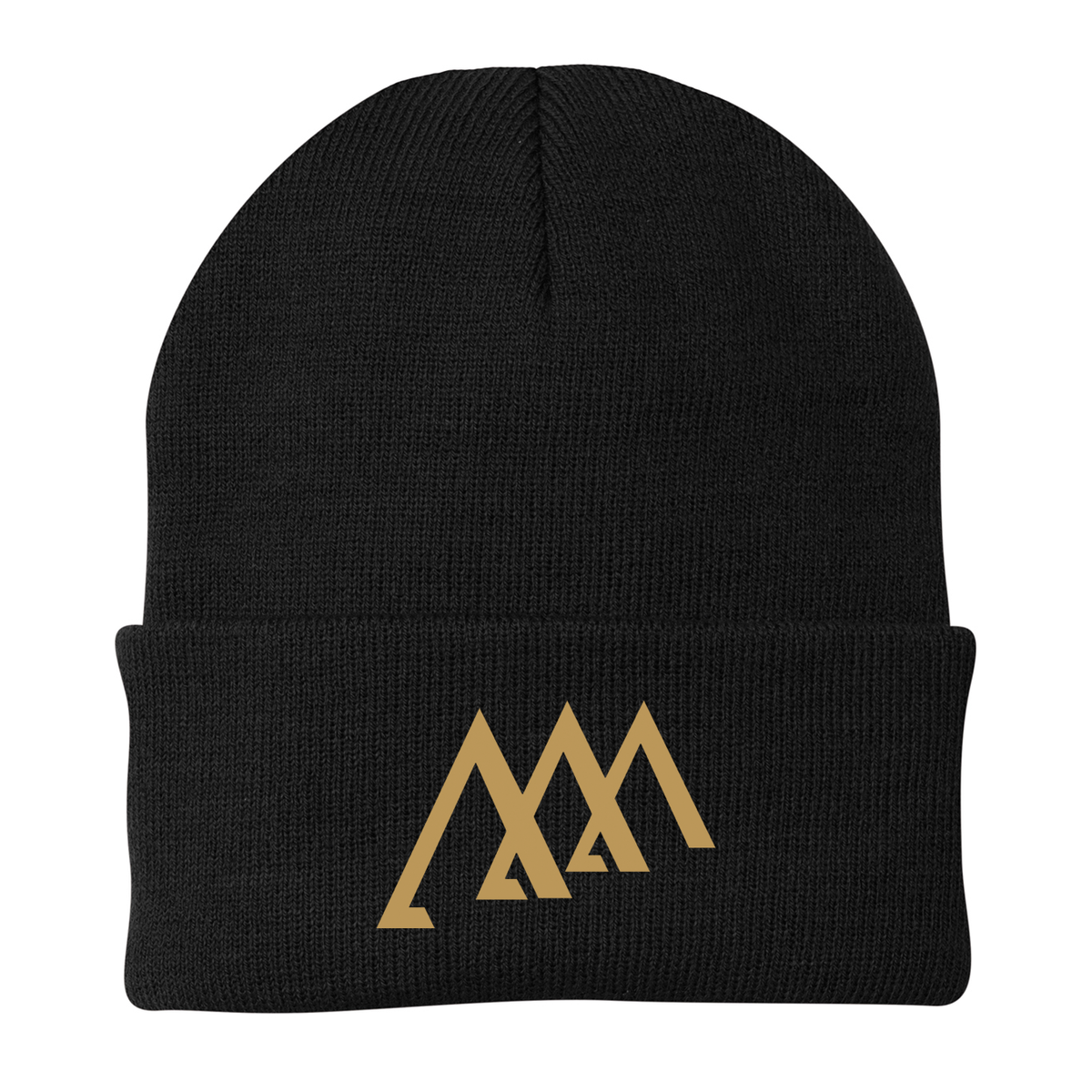 USMA Sandhurst Black & Gold Knit Beanie