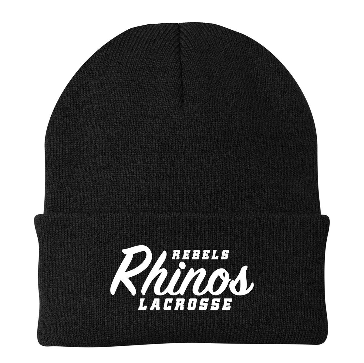 Rebels Rhinos Knit Beanie