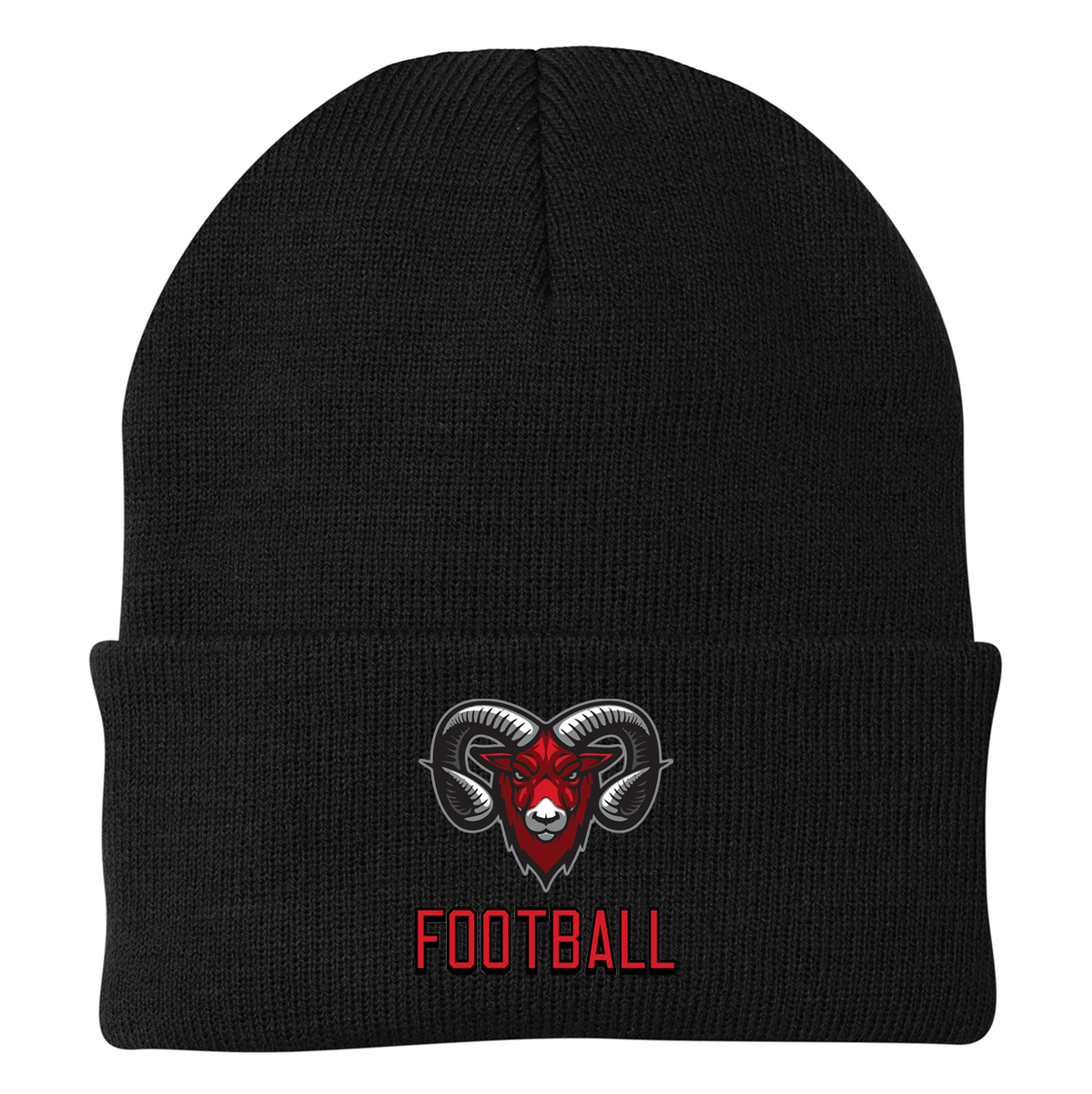 DC Rams Football Knit Beanie