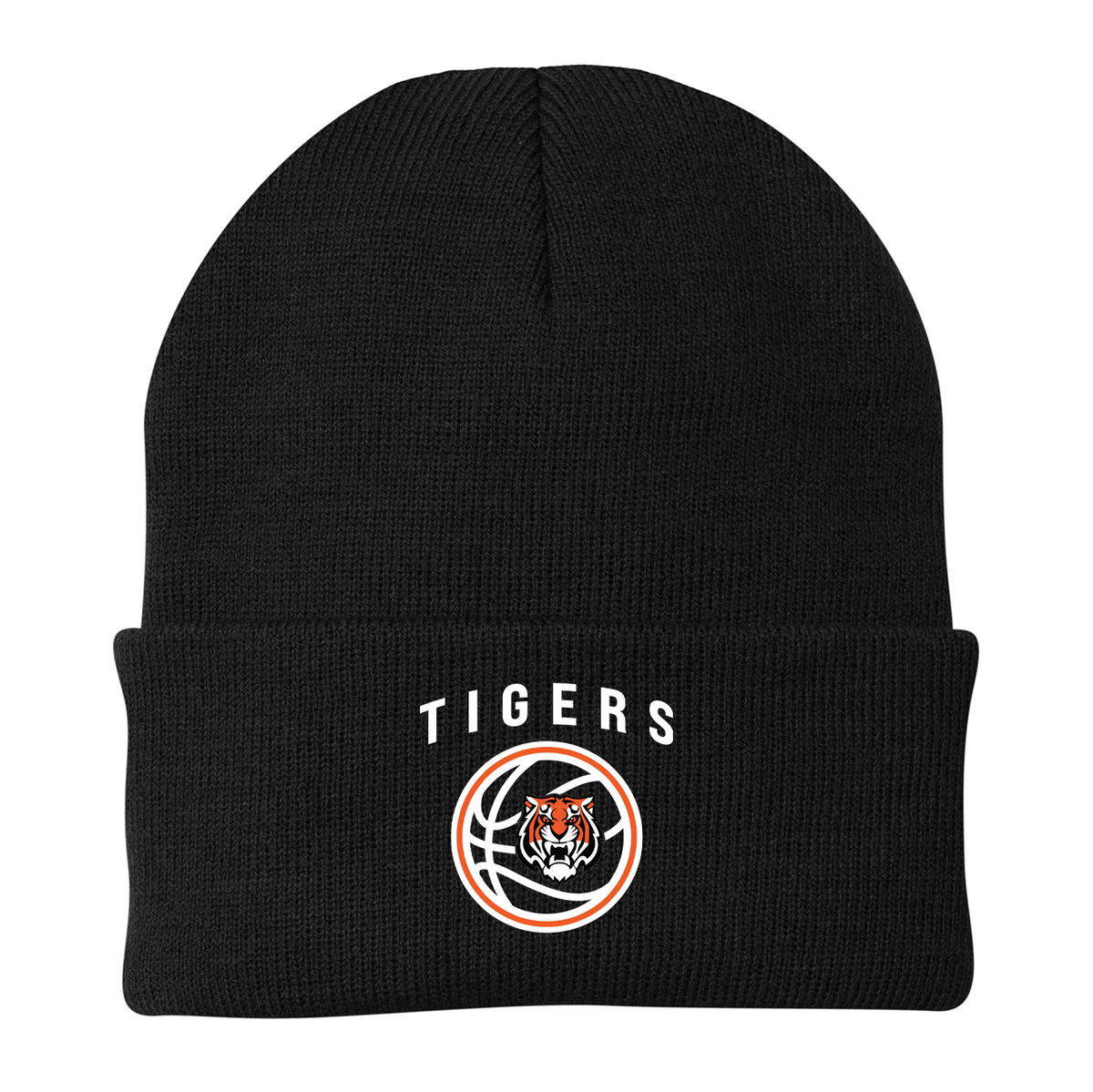 White Plains Middle School Basketball Knit Beanie