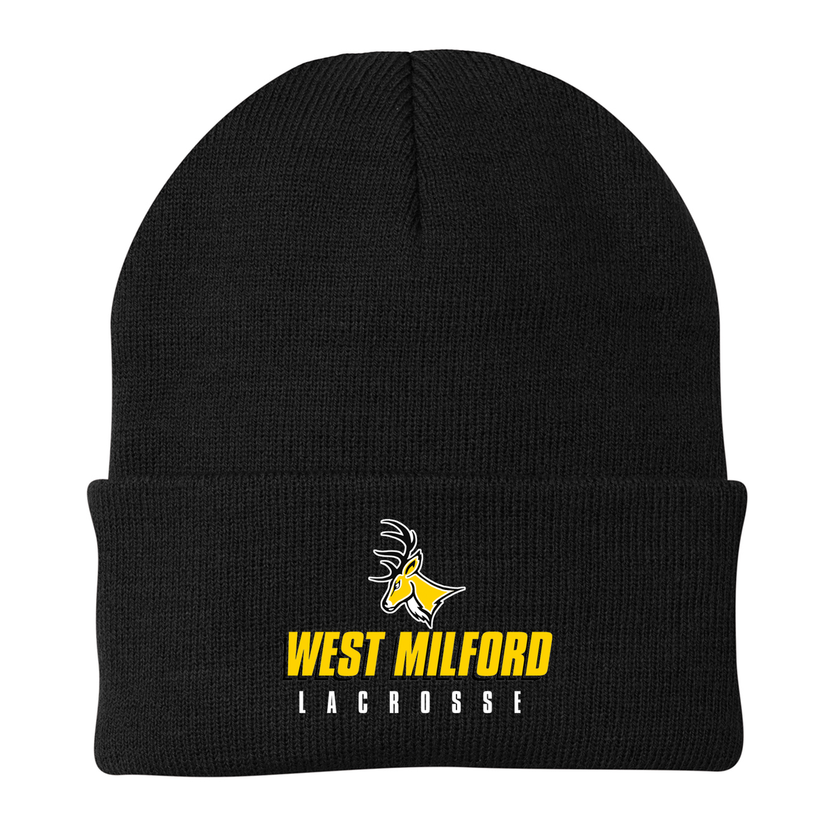 West Milford Lacrosse Knit Beanie