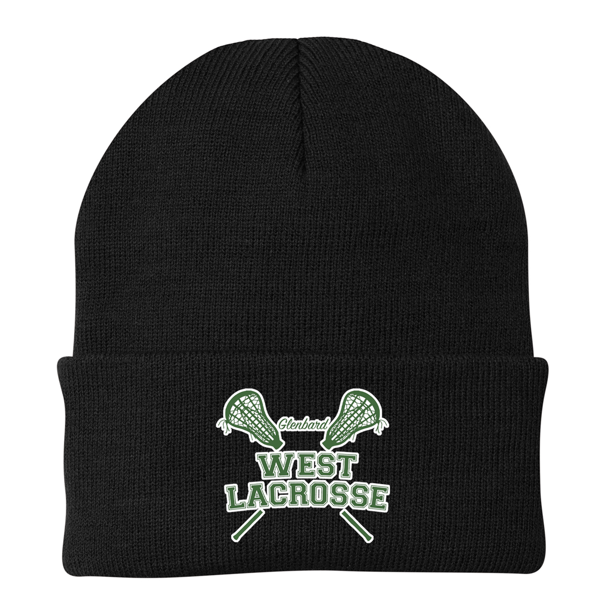 Glenbard West Lacrosse Knit Beanie