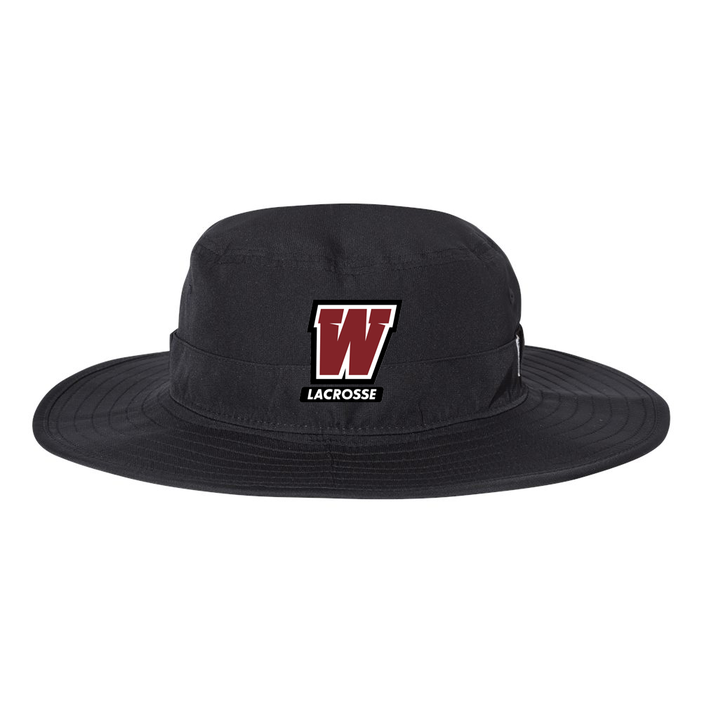 Whitman Lacrosse Black Bucket Hat