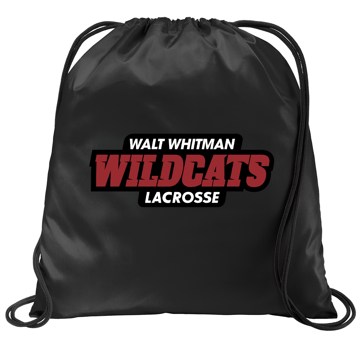 Whitman Lacrosse Black Cinch Pack