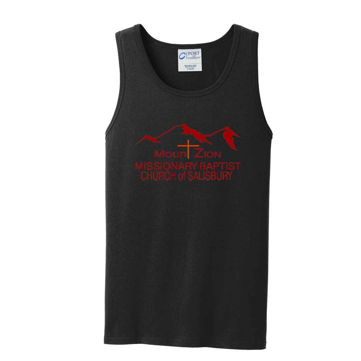 Mount Zion Missionary Baptist Church Sleeveless Cotton Tank Top