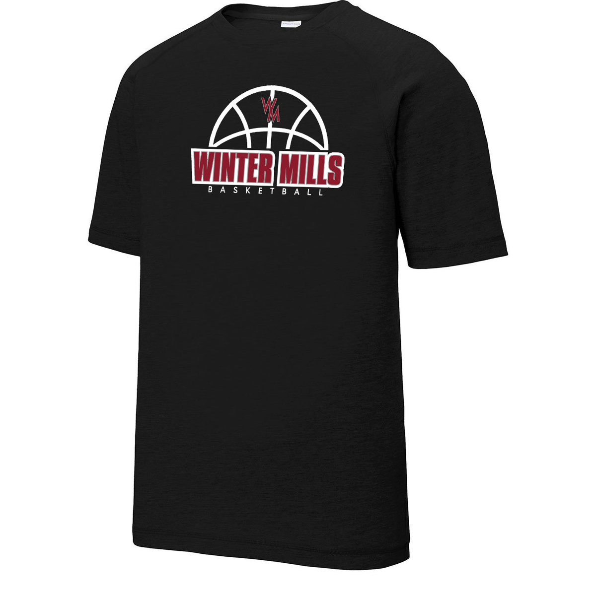 Winters Mill HS Basketball Raglan CottonTouch Tee