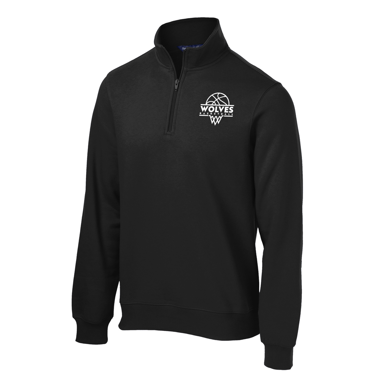 Wolves Basketball 1/4 Zip Fleece