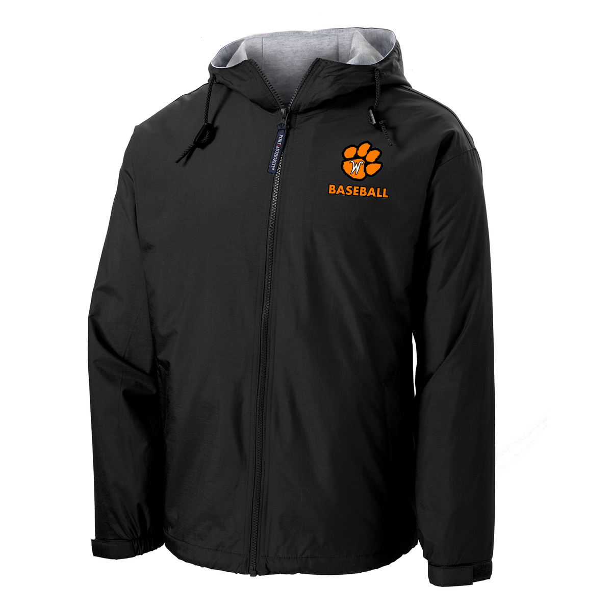 Wasco Union HS Baseball Hooded Jacket