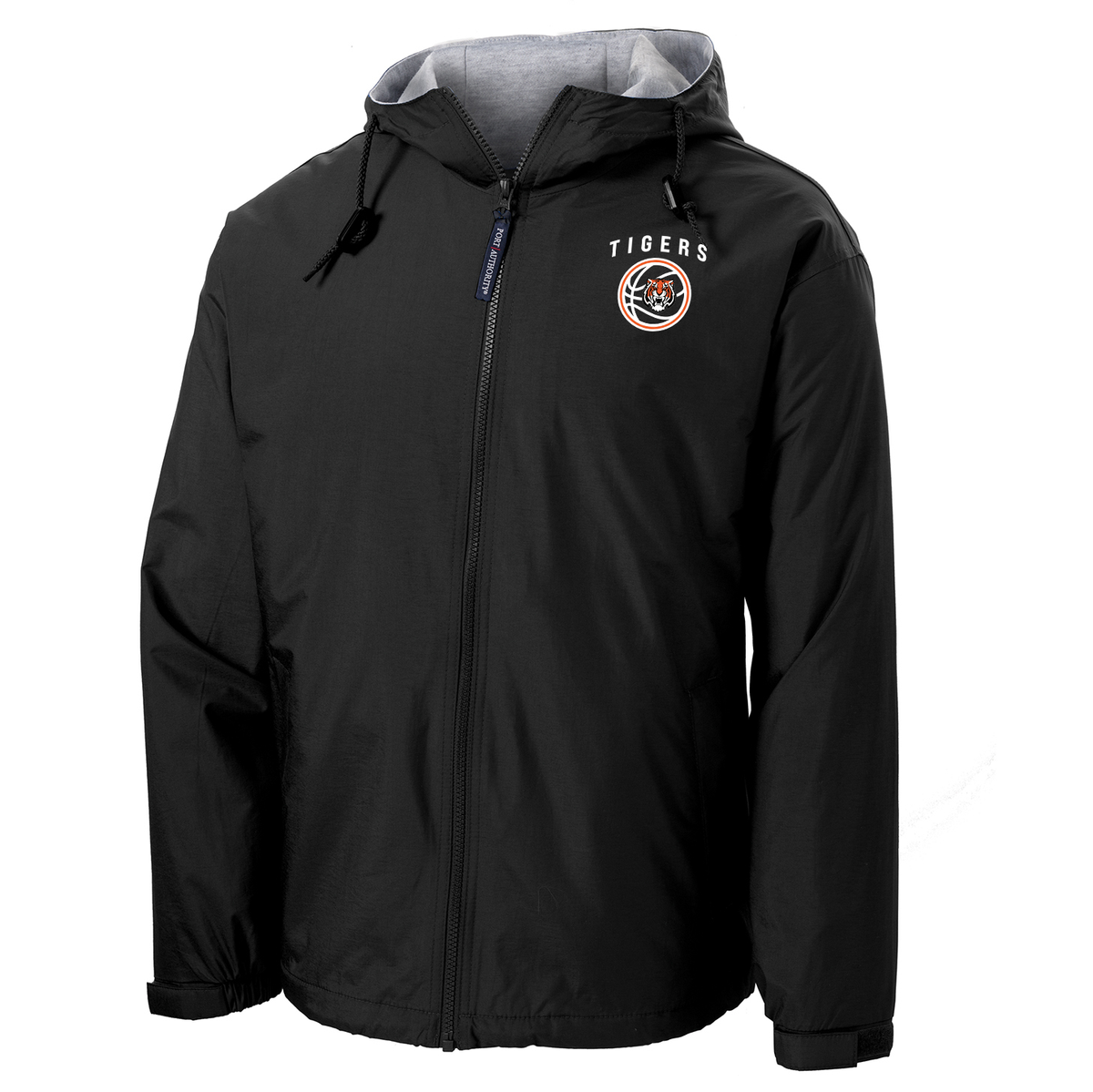 White Plains Middle School Basketball Hooded Jacket