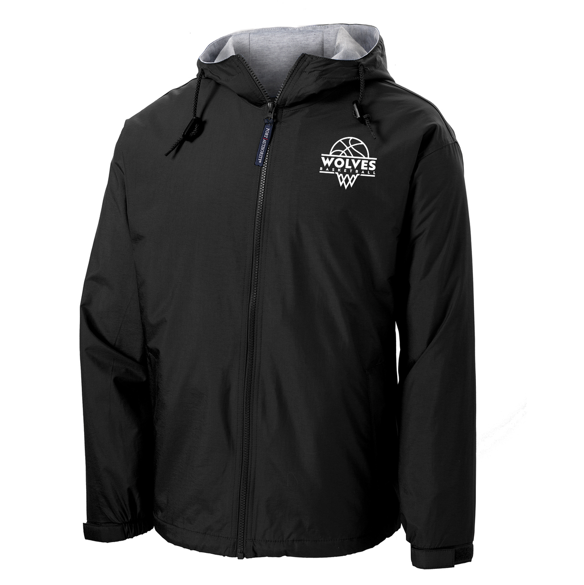 Wolves Basketball Hooded Jacket