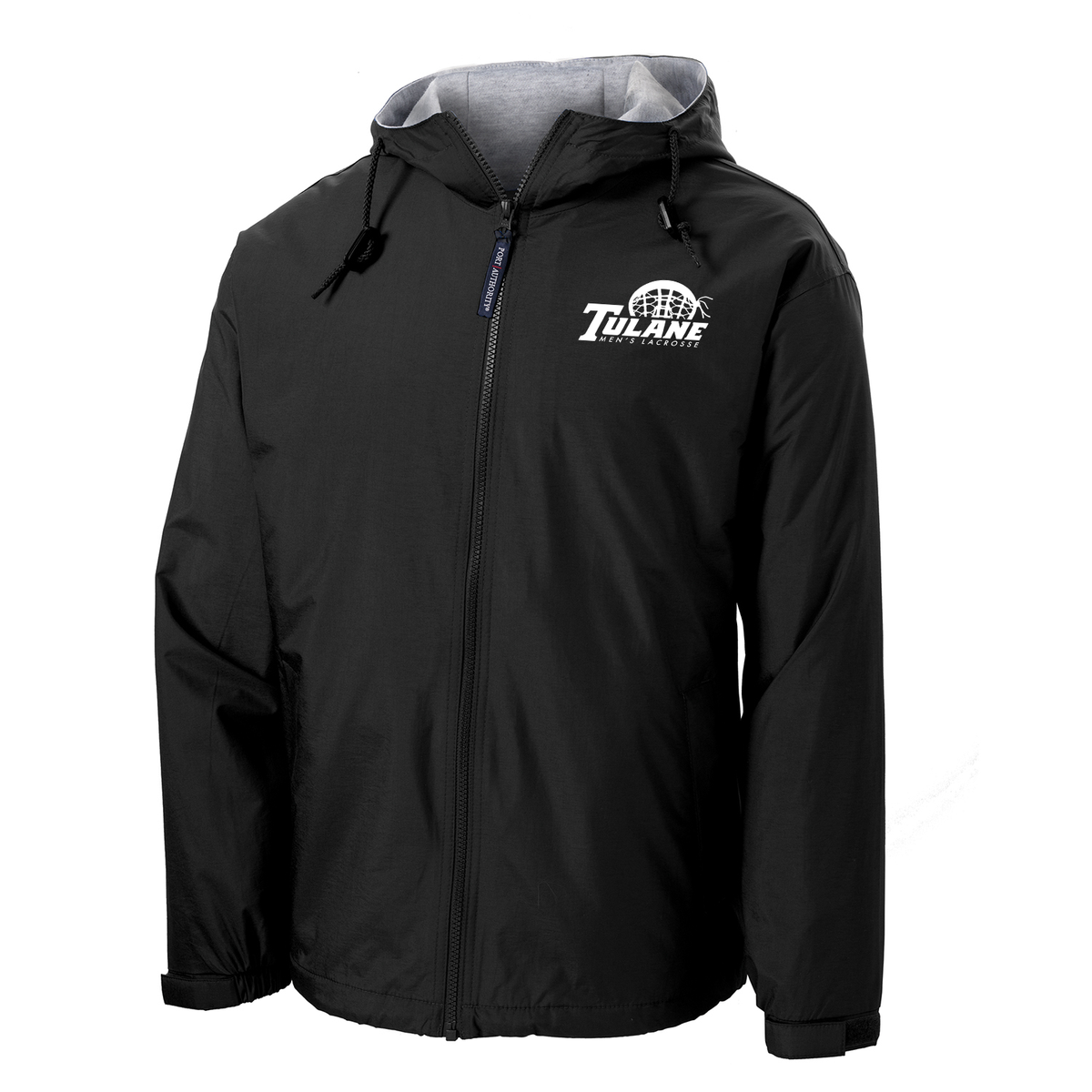 Tulane Mens Club Lacrosse Hooded Jacket