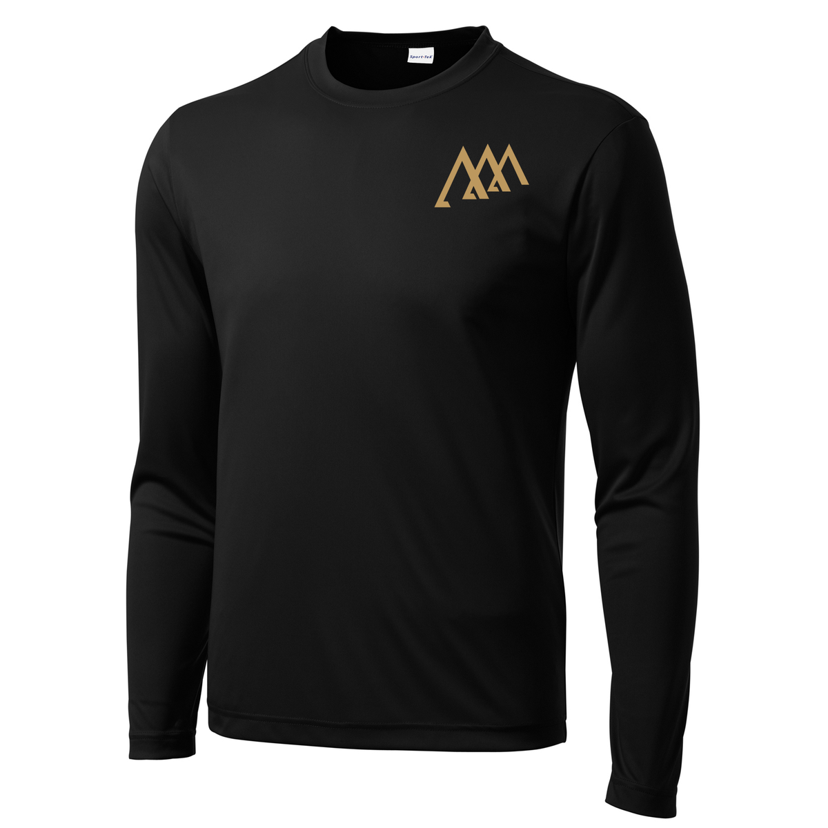 USMA Sandhurst Black & Gold Long Sleeve Performance Shirt