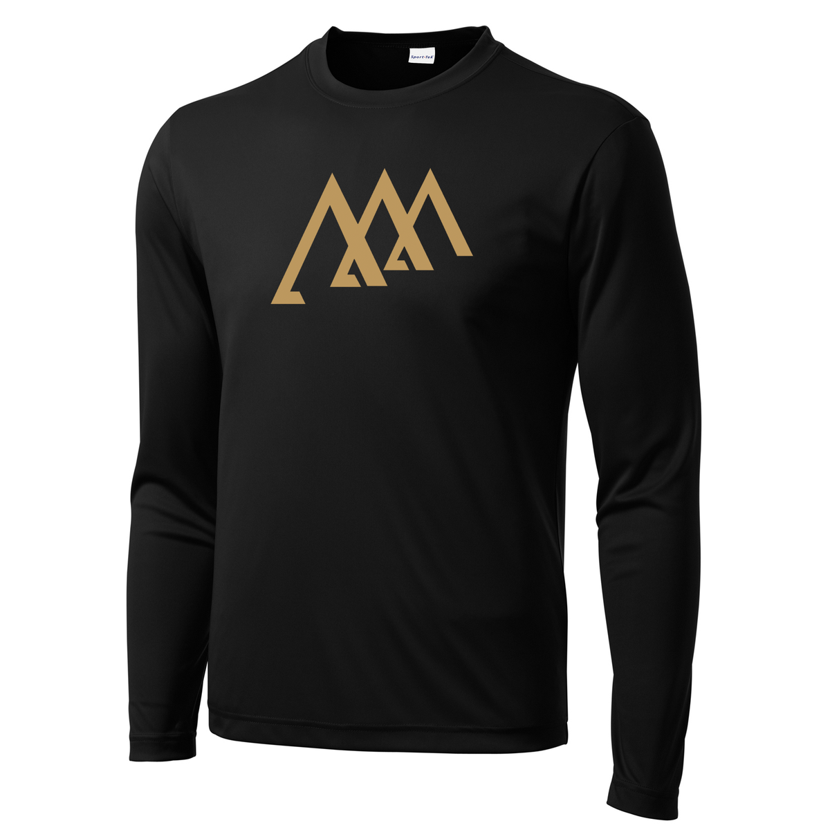 USMA Sandhurst Black & Gold Long Sleeve Performance Shirt