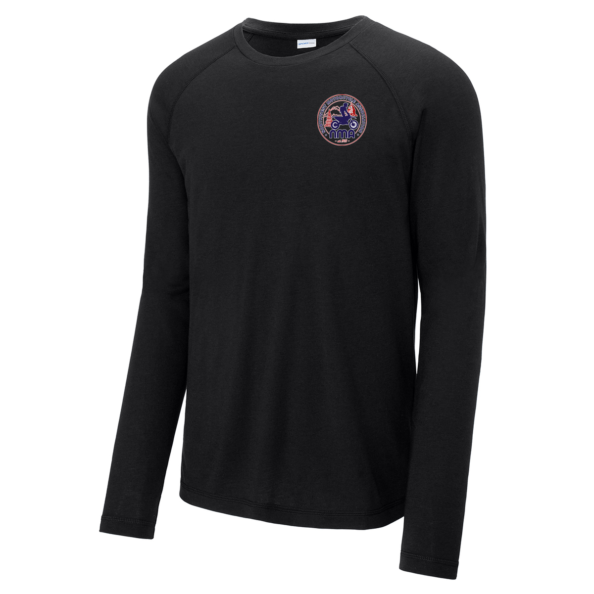 Northwest Motorcycle Association Long Sleeve Raglan CottonTouch