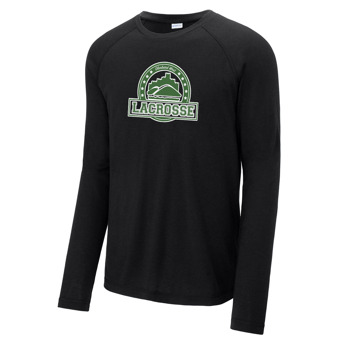 Glenbard West Lacrosse Long Sleeve Raglan CottonTouch