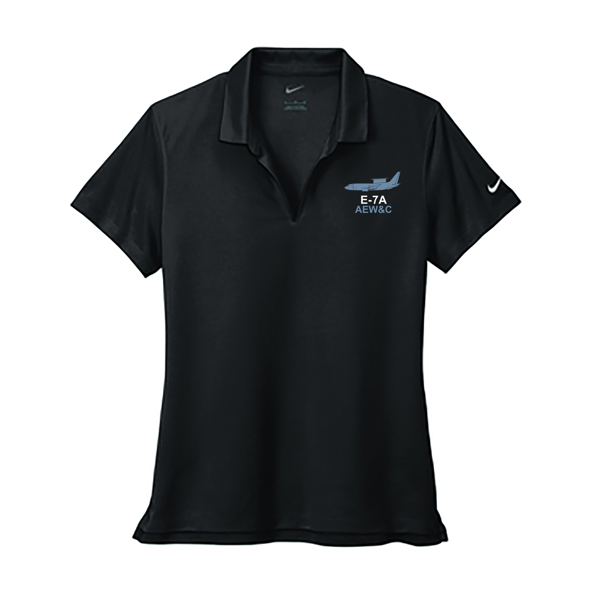 Boeing E-7A Program Ladies Nike Dri-FIT Micro Pique 2.0 Polo