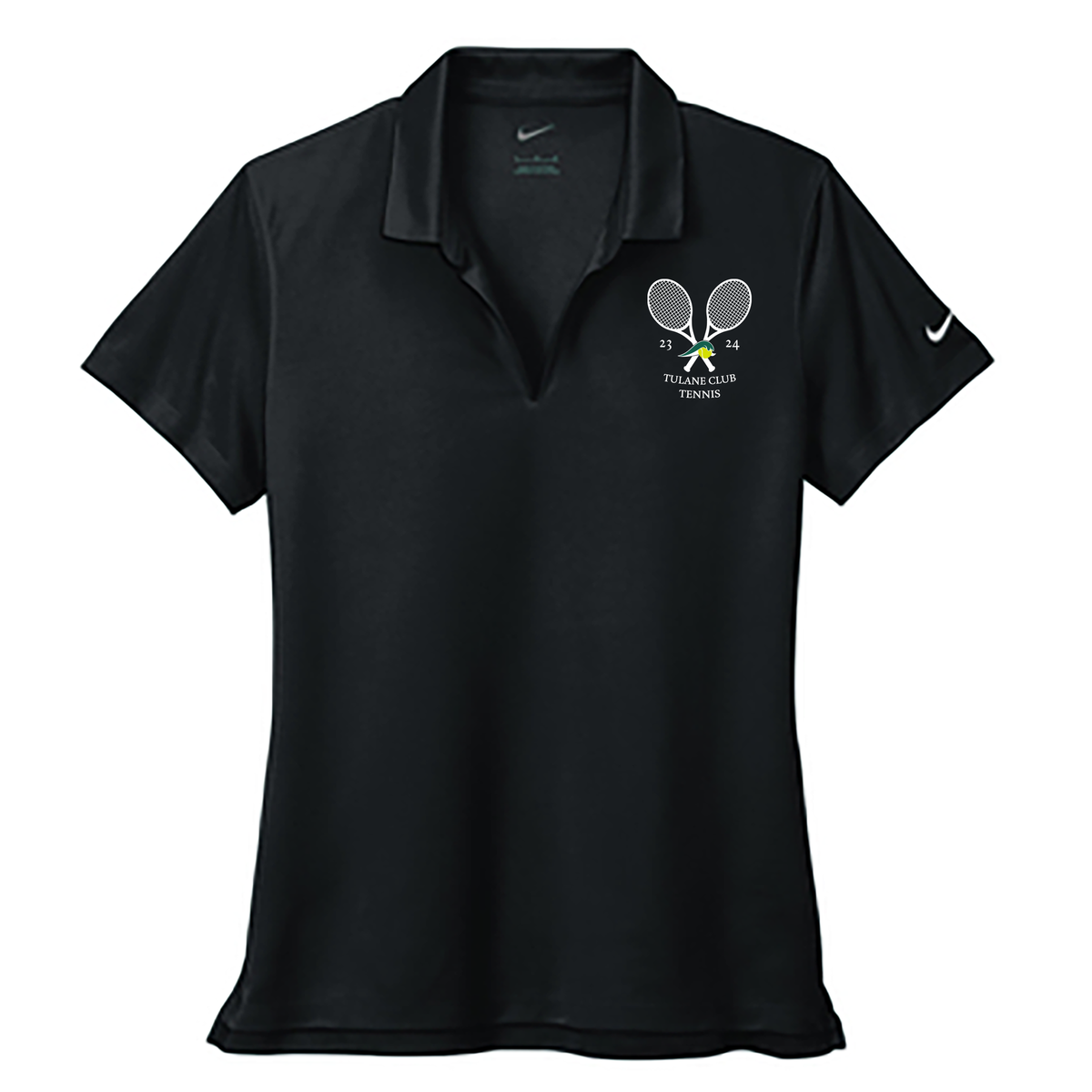 Tulane Club Tennis Ladies Nike Dri-FIT Micro Pique 2.0 Polo