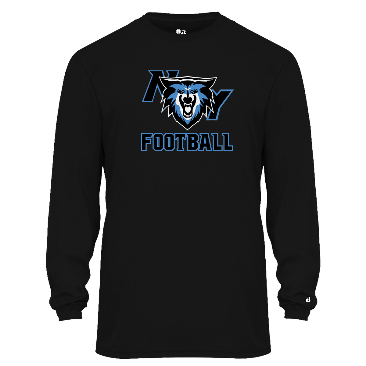 NY Wolves Football B-Core Long Sleeve