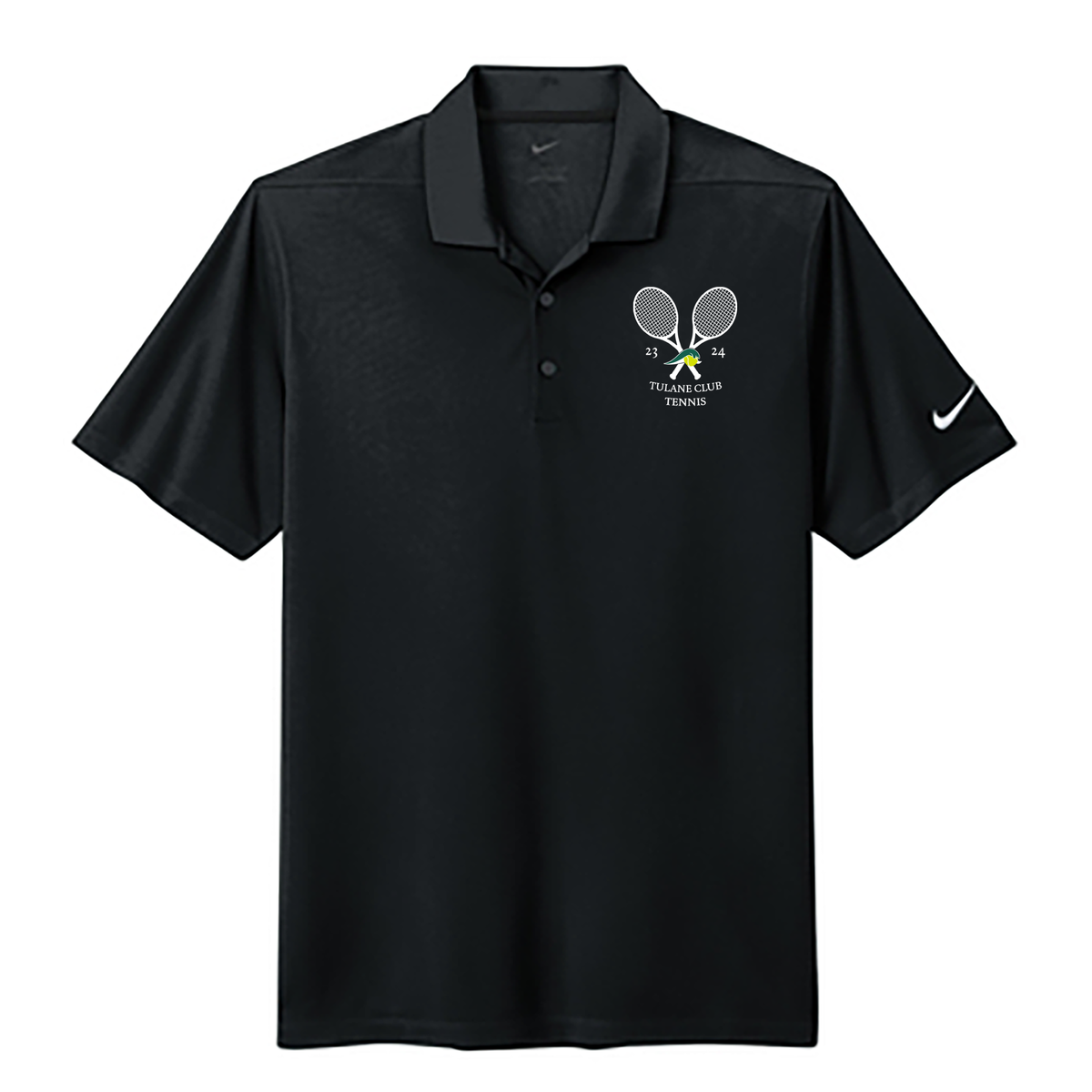 Tulane Club Tennis Nike Dri-FIT Micro Pique 2.0 Polo