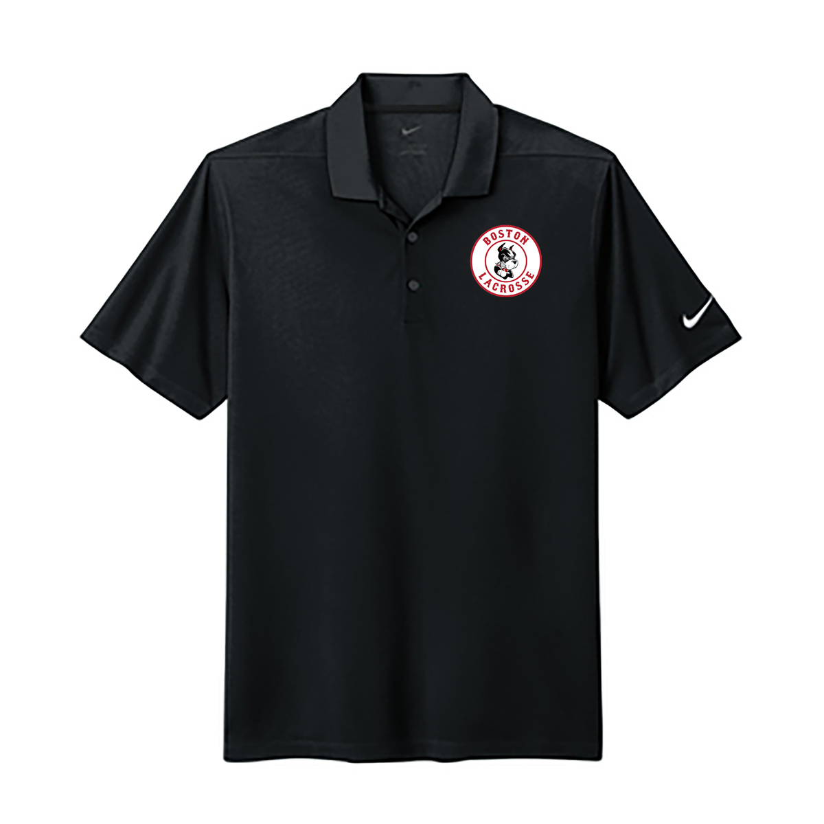 Boston University Lacrosse Nike Dri-FIT Micro Pique 2.0 Polo