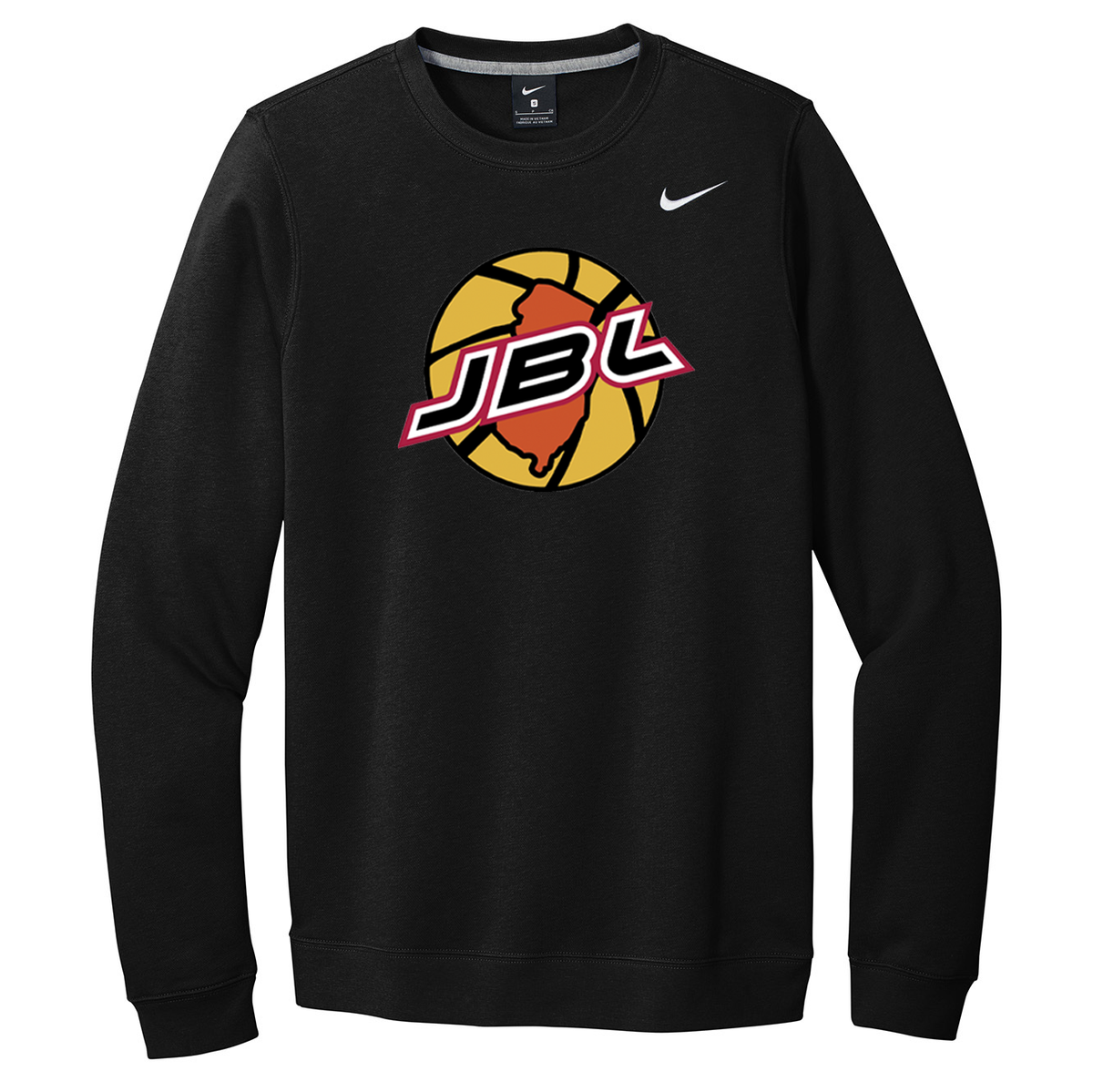 Jersey Basketball League Nike Fleece Crew Neck