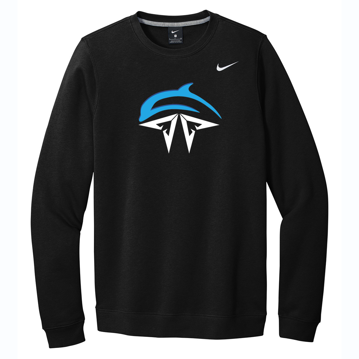 AZ Dolphins Football Nike Fleece Crew Neck