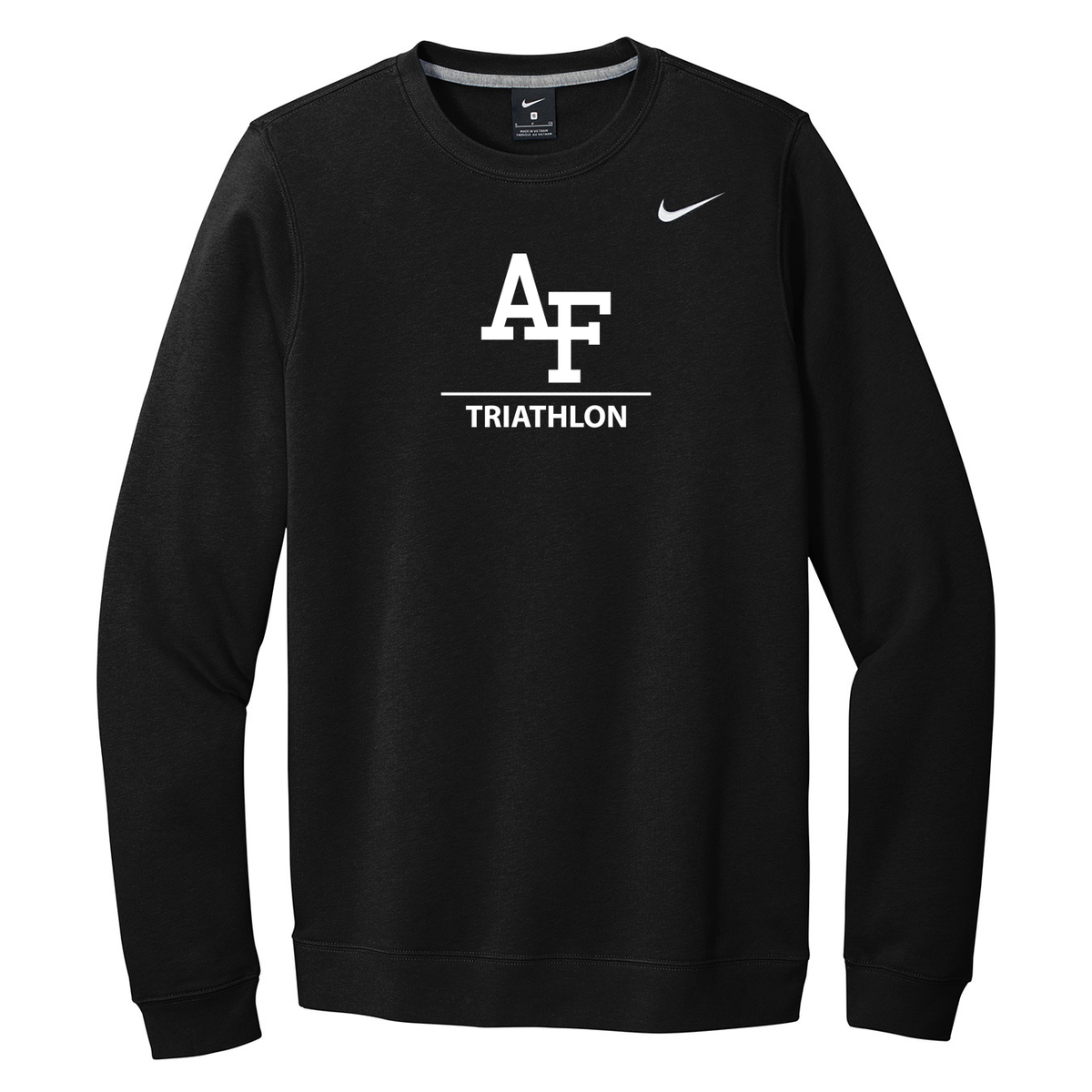 USAFA Triathalon Nike Fleece Crew Neck