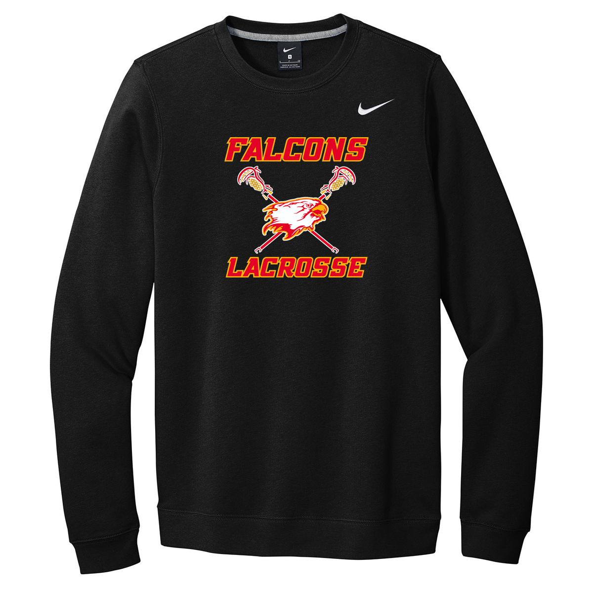 Falcons Lacrosse Club Nike Fleece Crew Neck