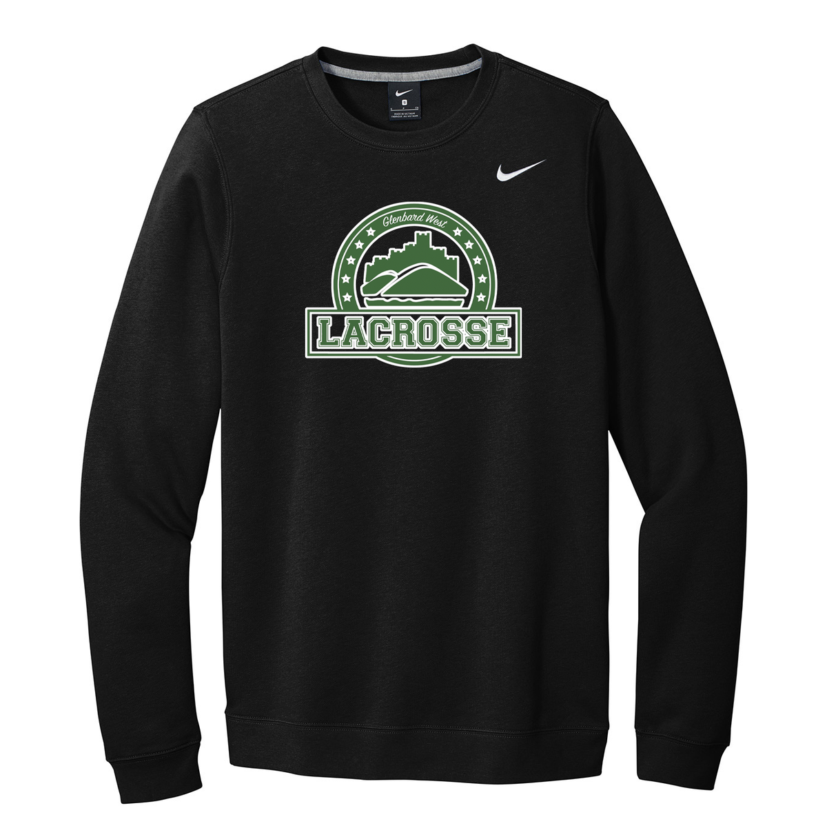 Glenbard West Lacrosse Nike Fleece Crew Neck