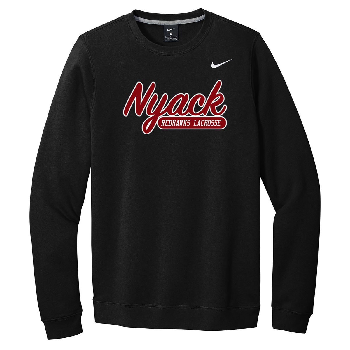 Nyack HS Lacrosse Nike Fleece Crew Neck