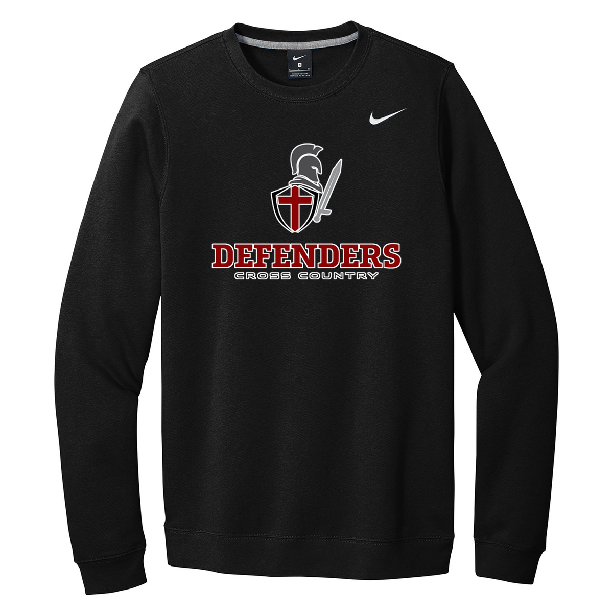 Defenders Cross Country Nike Fleece Crew Neck