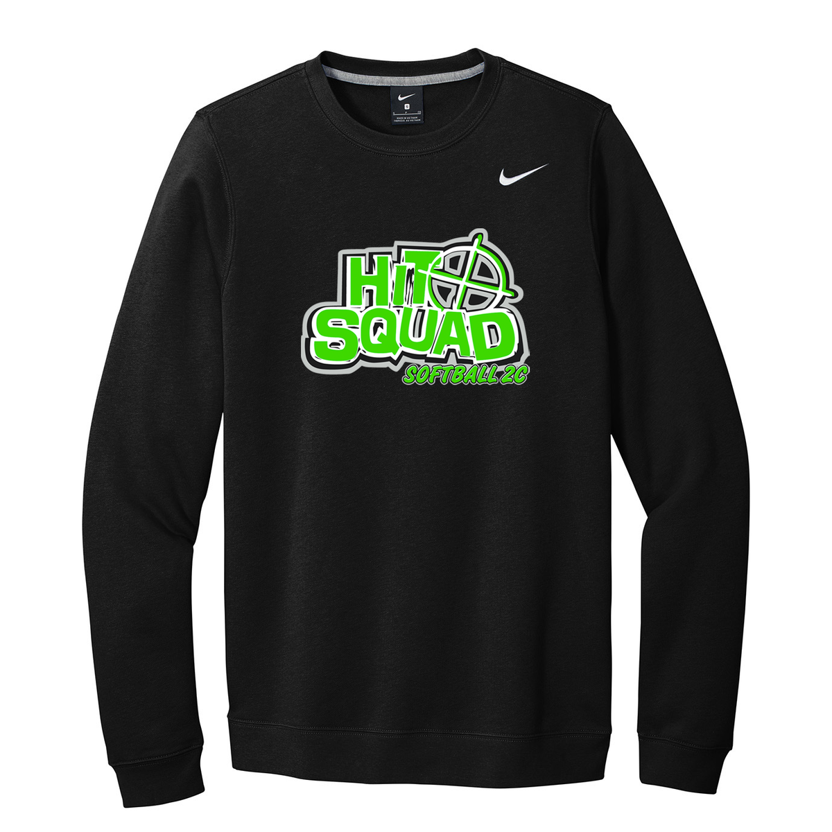 Hit Squad Softball Nike Fleece Crew Neck