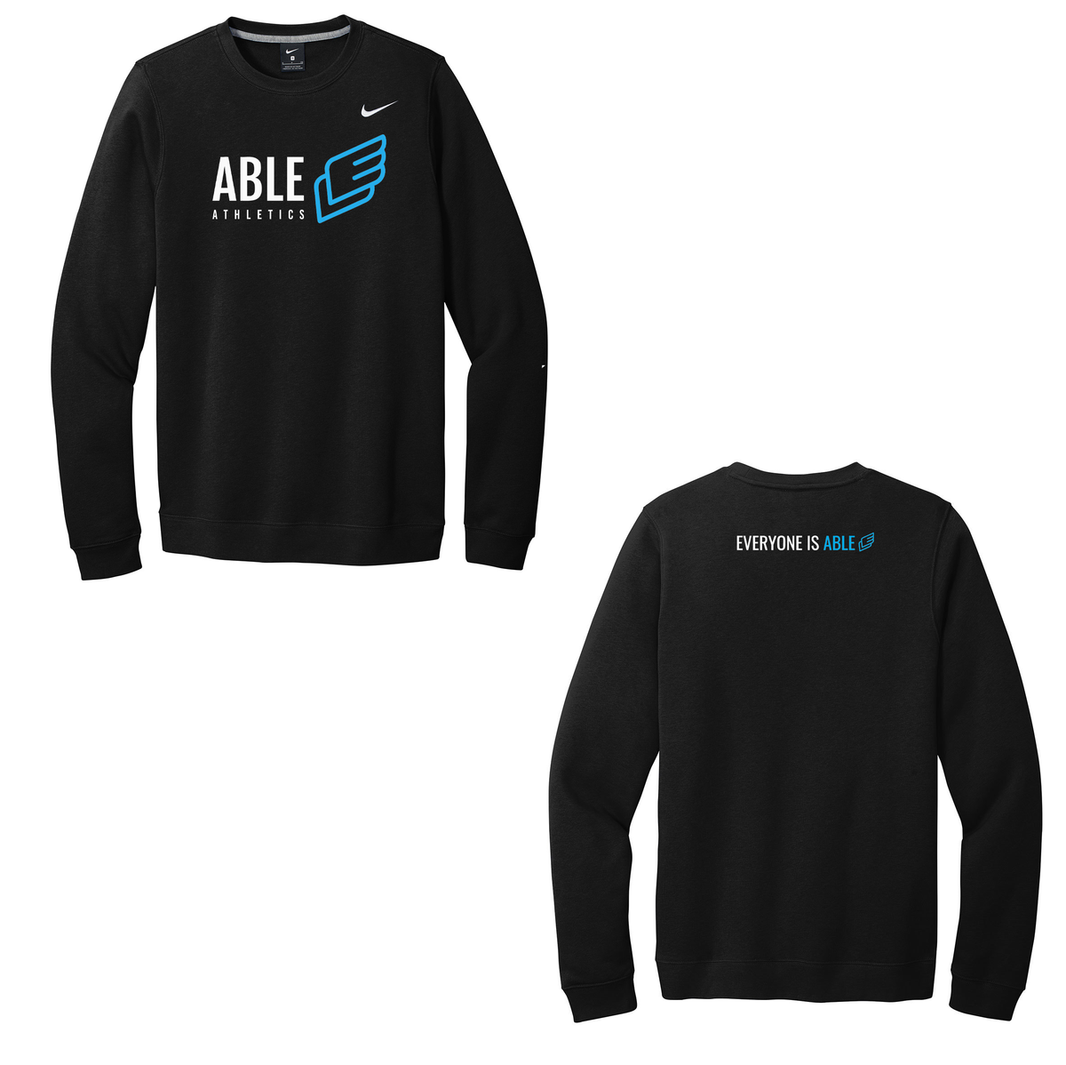 Able Lacrosse Nike Fleece Crew Neck