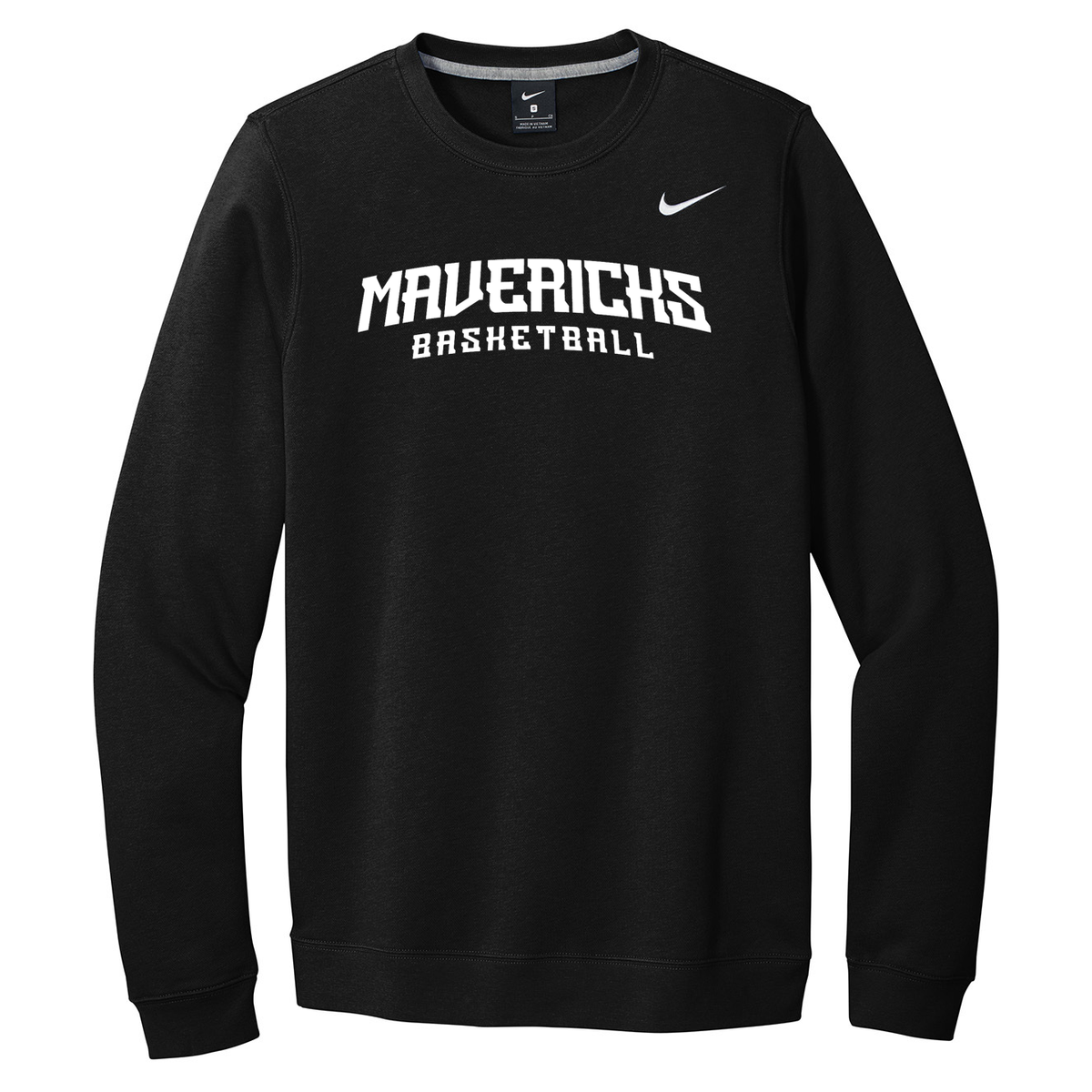 Mavericks Basketball Nike Fleece Crew Neck