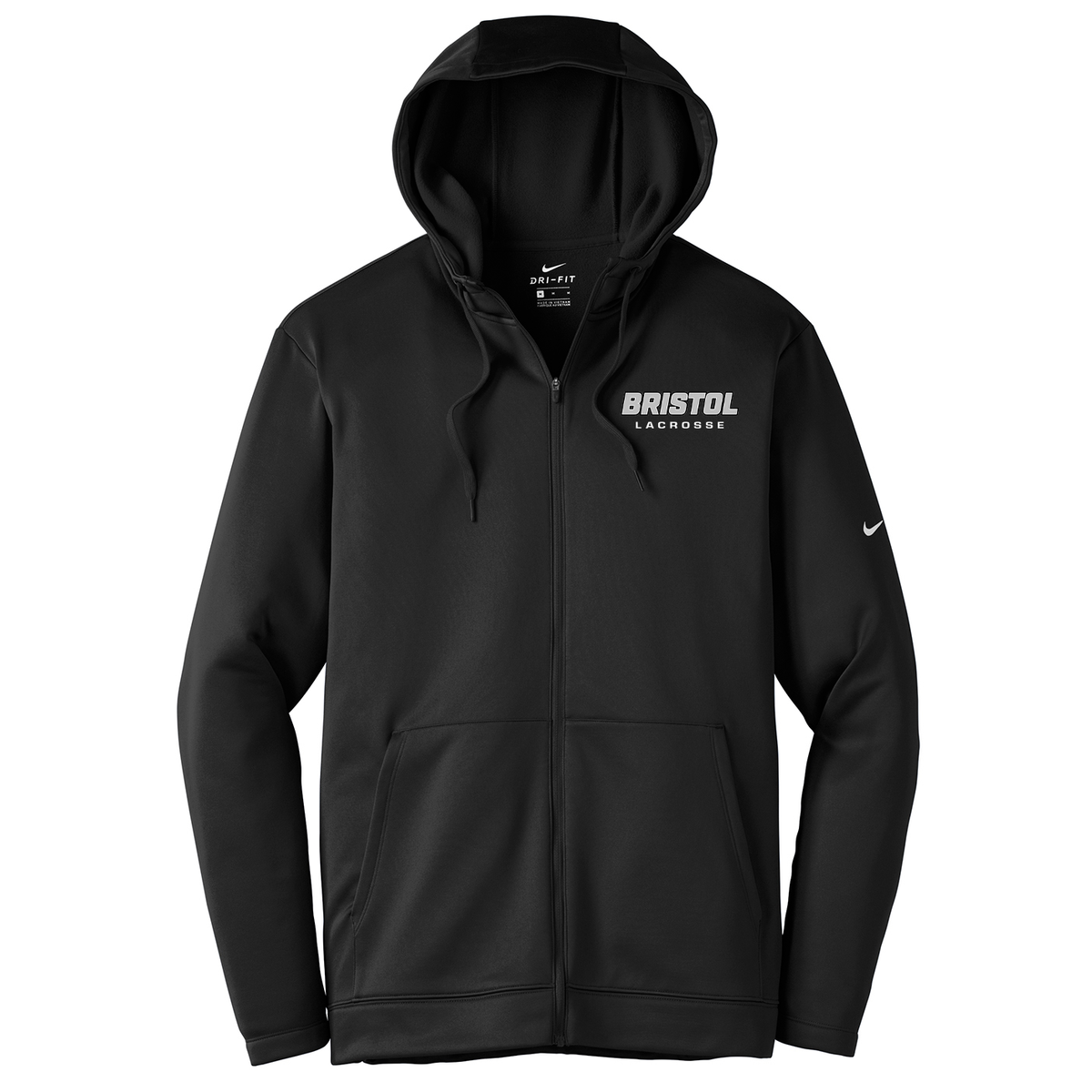 Bristol Lacrosse Nike Therma-FIT Full Zip Hoodie