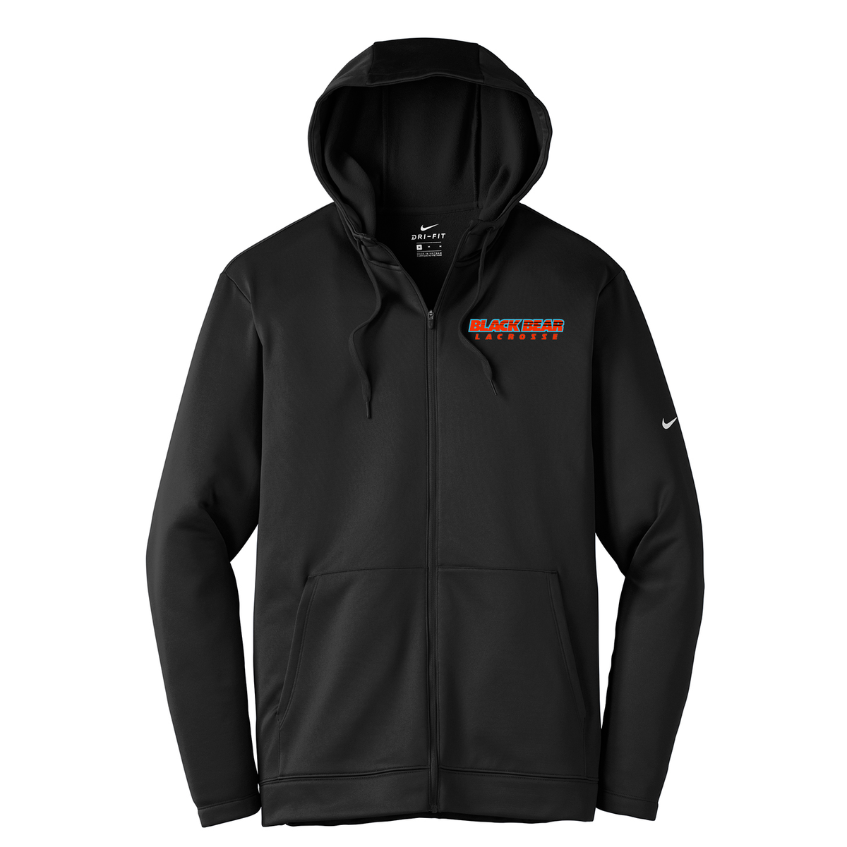 Black Bear Lacrosse Nike Therma-FIT Full Zip Hoodie