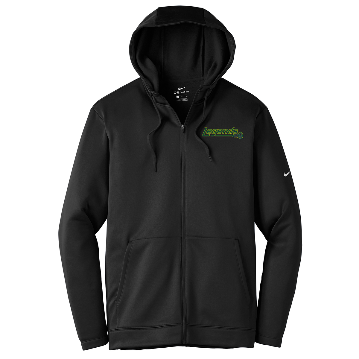 Legends Lacrosse Nike Therma-FIT Full Zip Hoodie