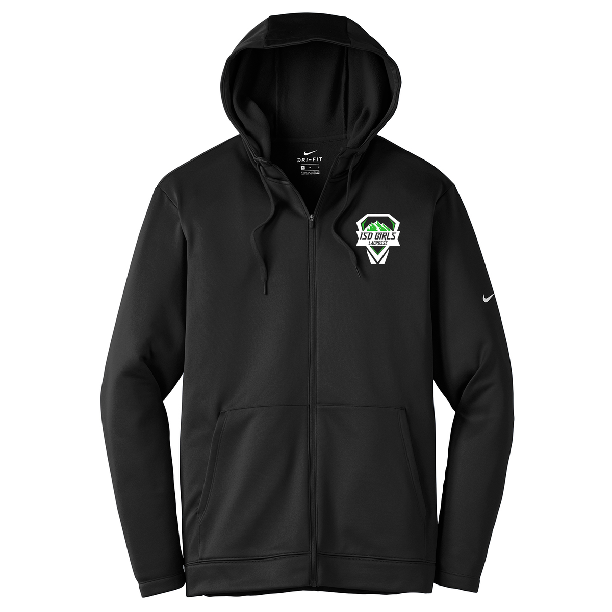 ISD Girl's Lacrosse Nike Therma-FIT Full Zip Hoodie