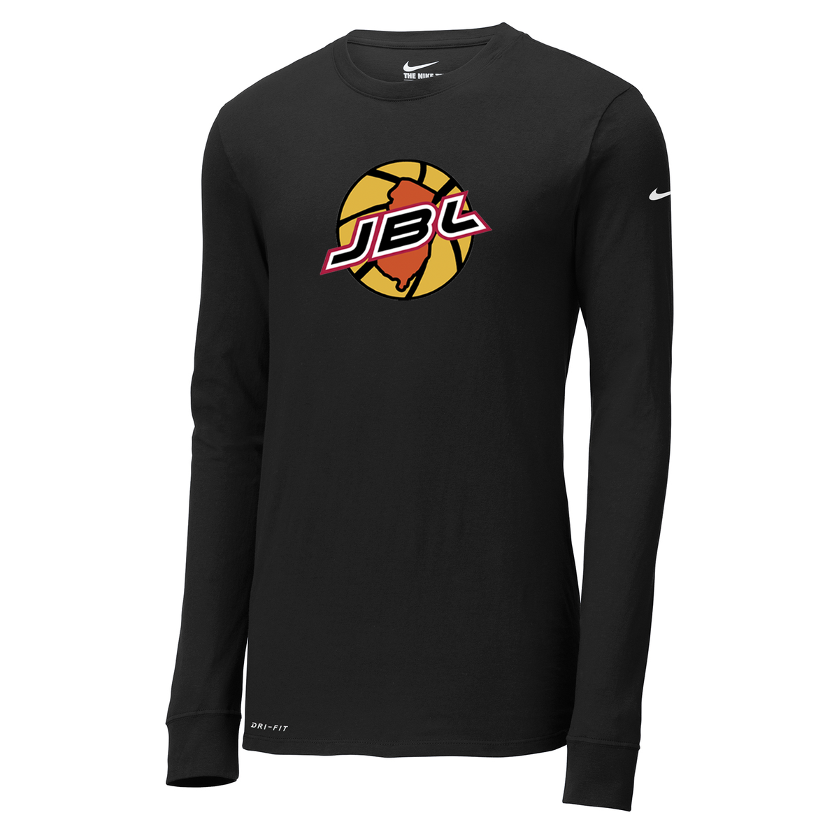 Jersey Basketball League Nike Dri-FIT Long Sleeve Tee