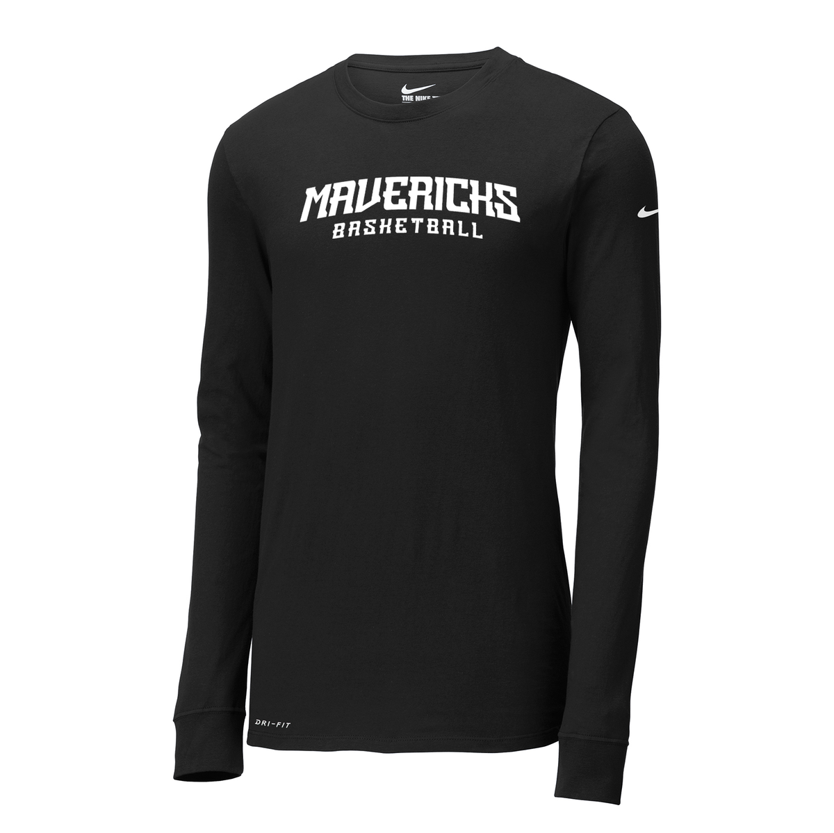 Mavericks Basketball Nike Dri-FIT Long Sleeve Tee