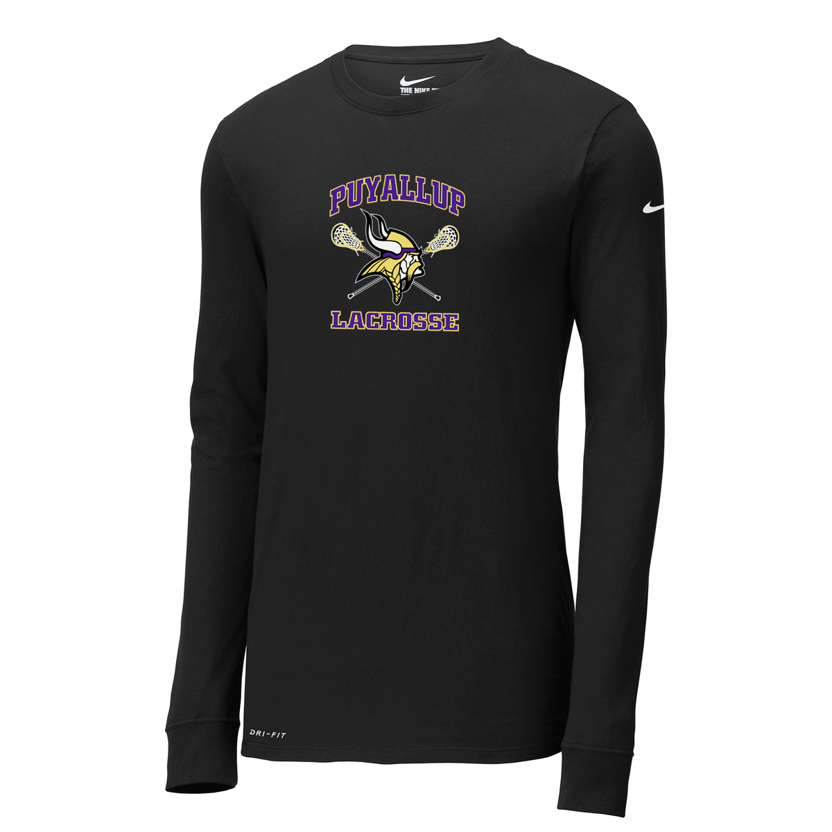 Puyallup Lacrosse Nike Dri-FIT Long Sleeve Tee