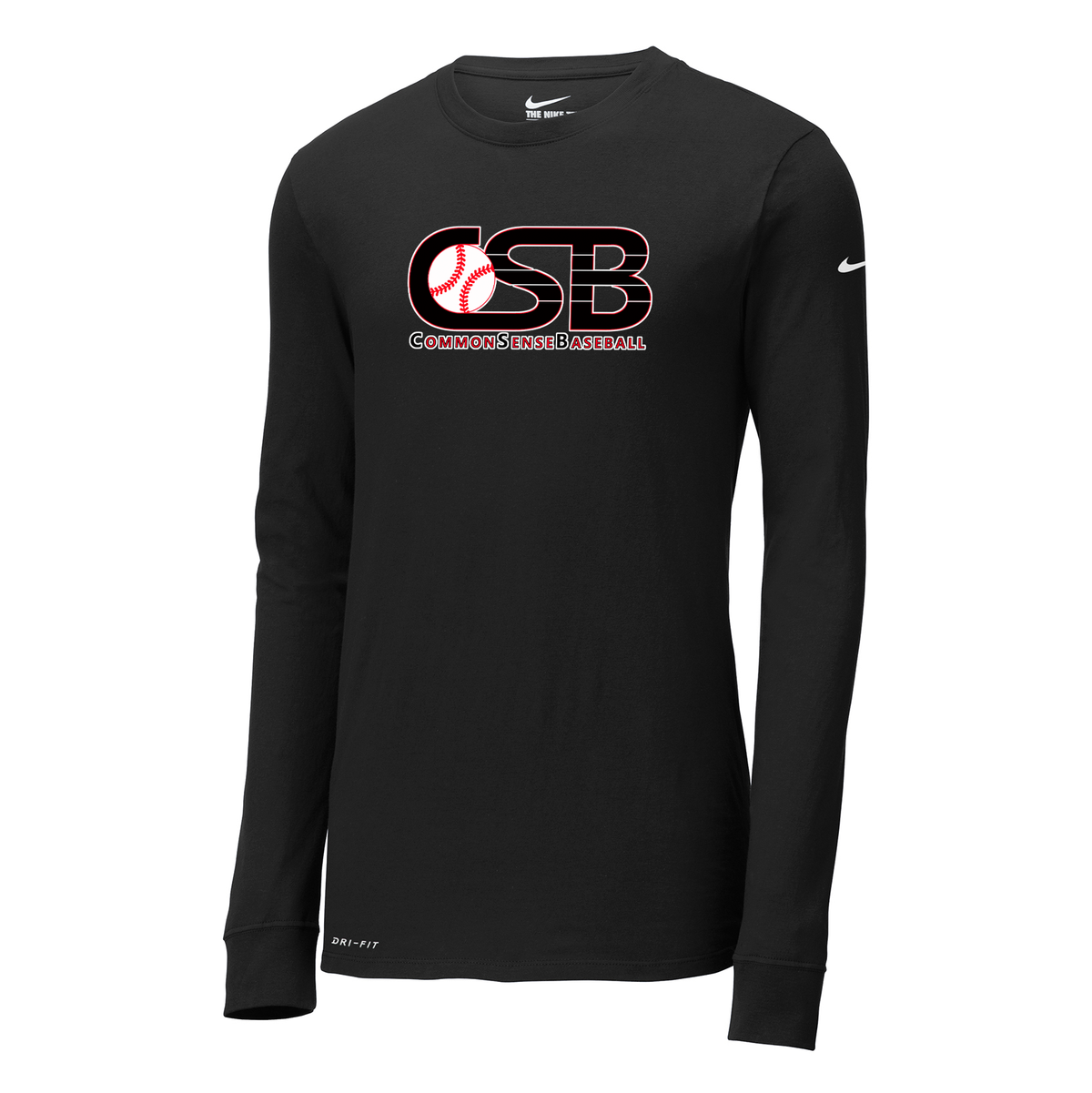 Common Sense Baseball Nike Dri-FIT Long Sleeve Tee