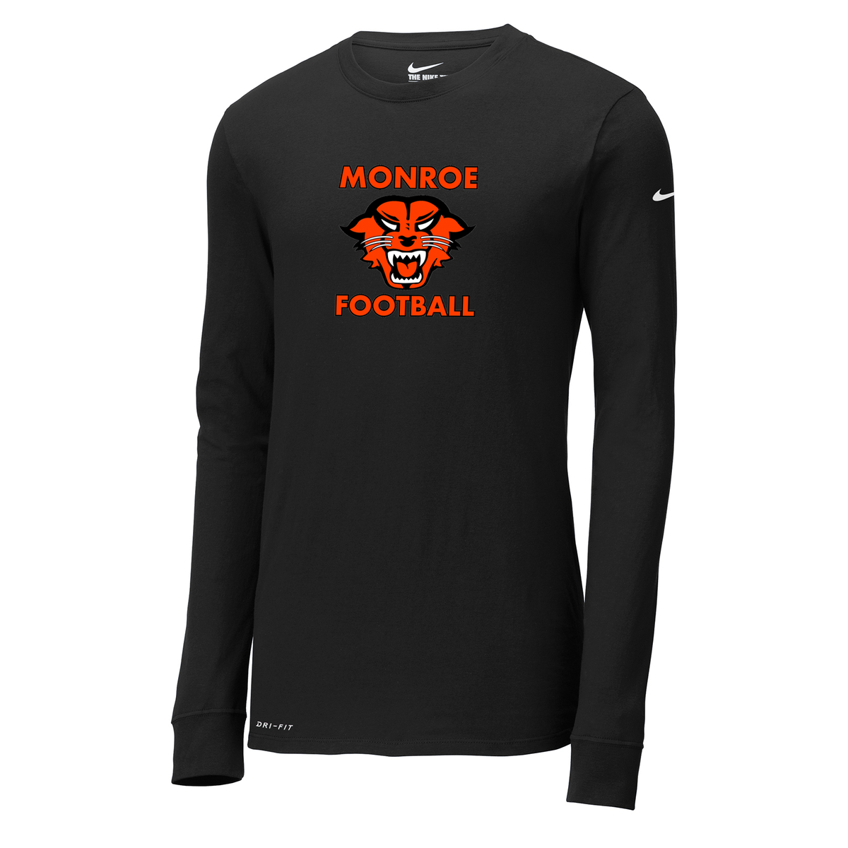 Monroe HS Football Nike Dri-FIT Long Sleeve Tee