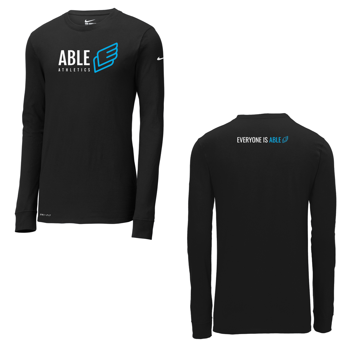 Able Lacrosse Nike Dri-FIT Long Sleeve Tee