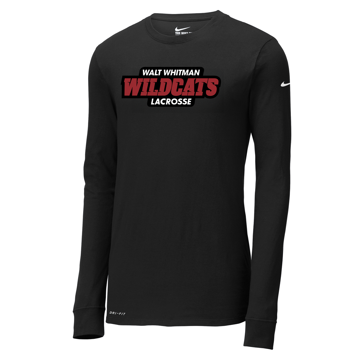 Whitman Lacrosse Nike Dri-FIT Long Sleeve Tee