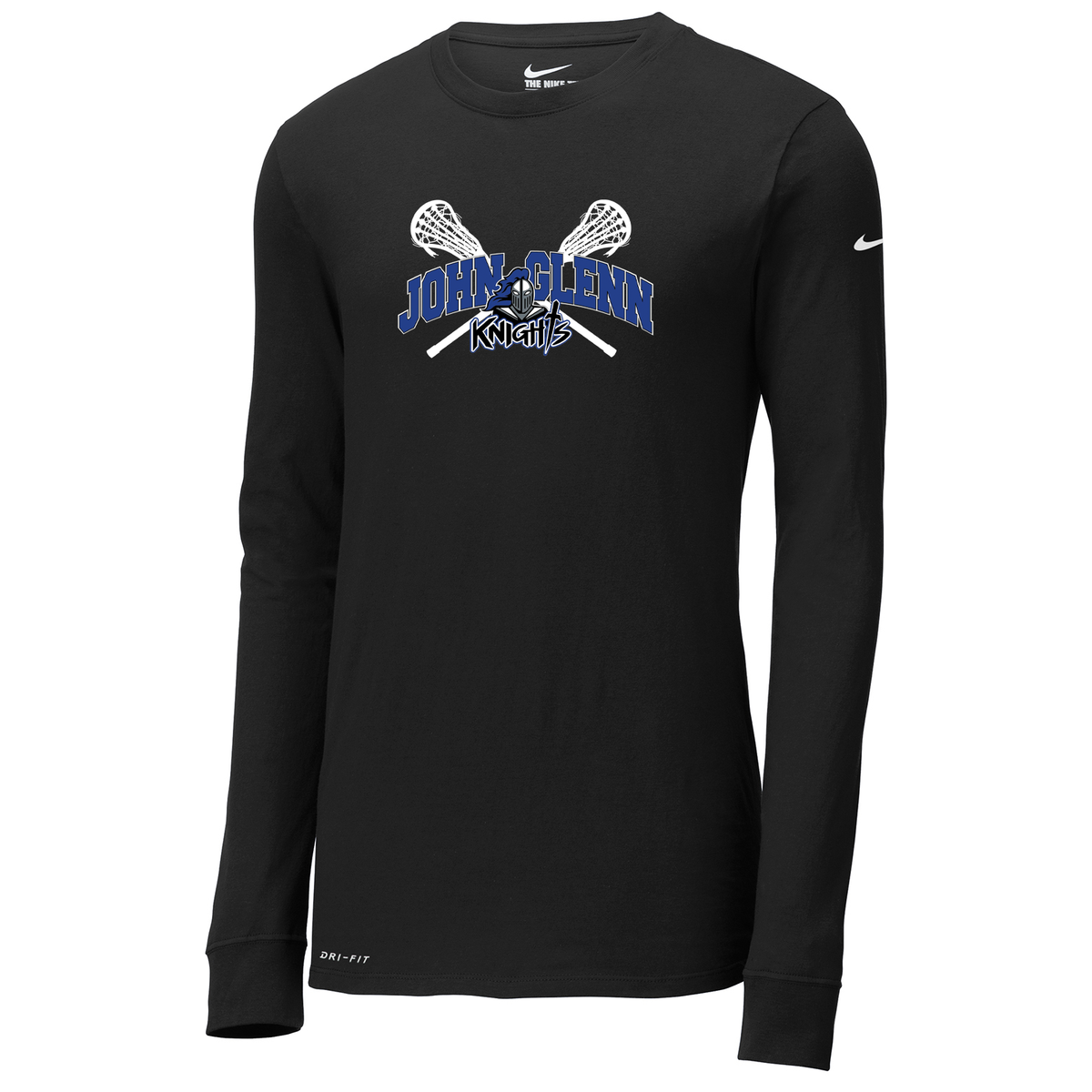 John Glenn Lacrosse Nike Dri-FIT Long Sleeve Tee