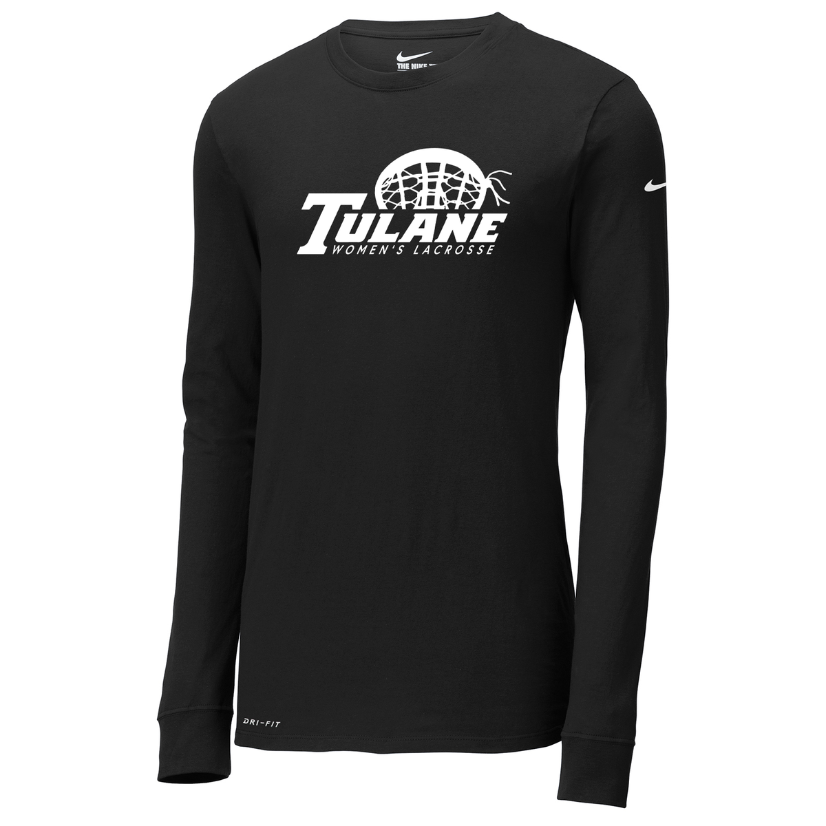 Tulane Women's Lacrosse Nike Dri-FIT Long Sleeve Tee