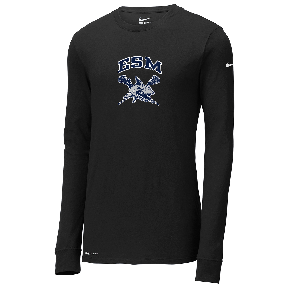 ESM Sharks Lacrosse Nike Dri-FIT Long Sleeve Tee