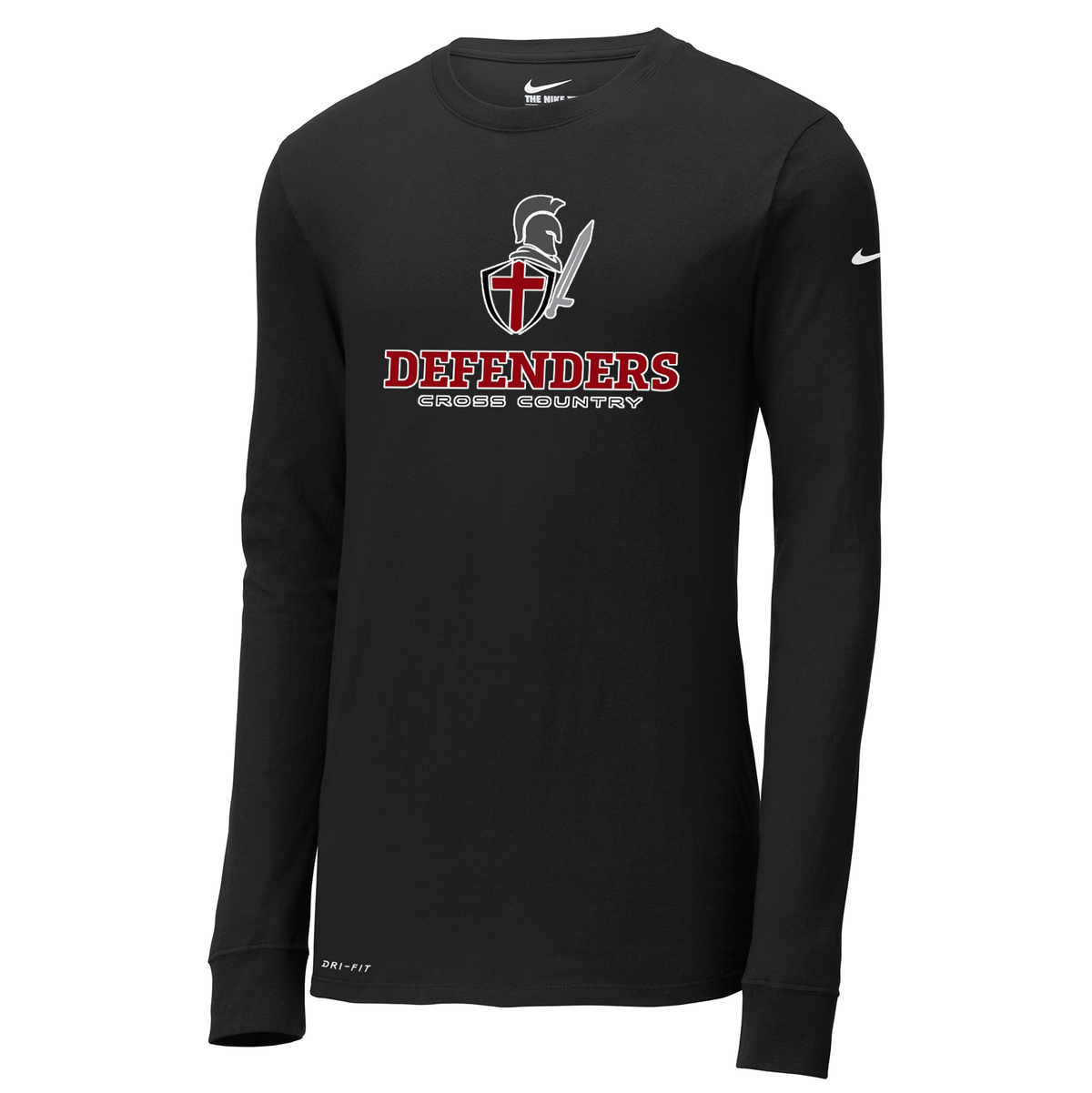 Defenders Cross Country Nike Dri-FIT Long Sleeve Tee