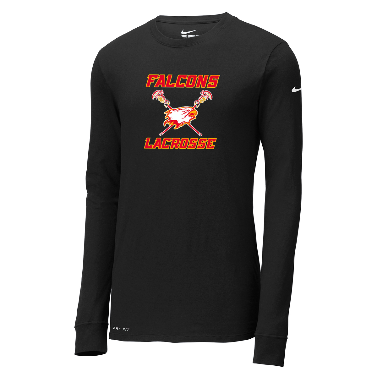 Falcons Lacrosse Club Nike Dri-FIT Long Sleeve Tee